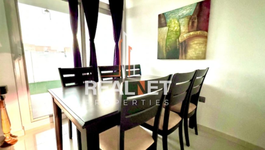 3 Beds | Fully Furnished | 2 Balconies | Single Row