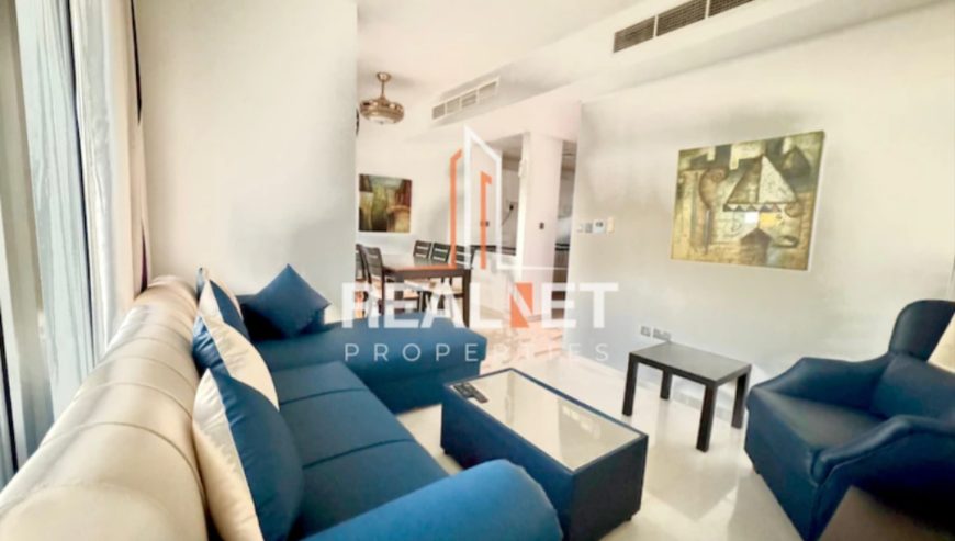 3 Beds | Fully Furnished | 2 Balconies | Single Row