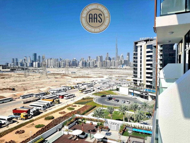 Burj Khalifa View • Pool Facing Balcony • Chiller Free • Kitchen Appliances • Rent 52k in 04 cheques