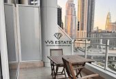 Canal, Burj View plus French balcony | Vacant