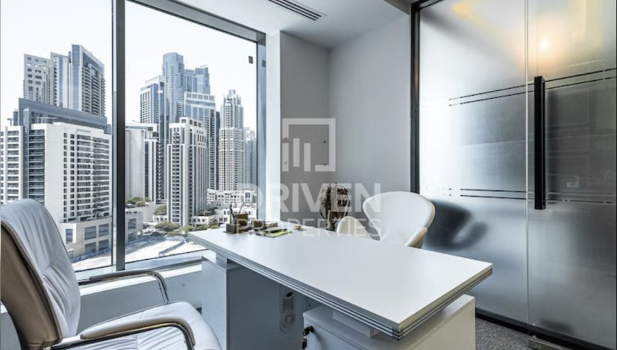 Furnished | Tenanted Office | Burj Khalifa View