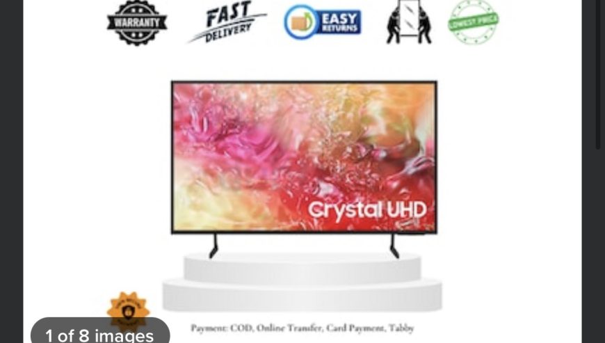 Samsung 43 Inch DU7000 Crystal UHD 4K Smart TV – 2024 Model TV