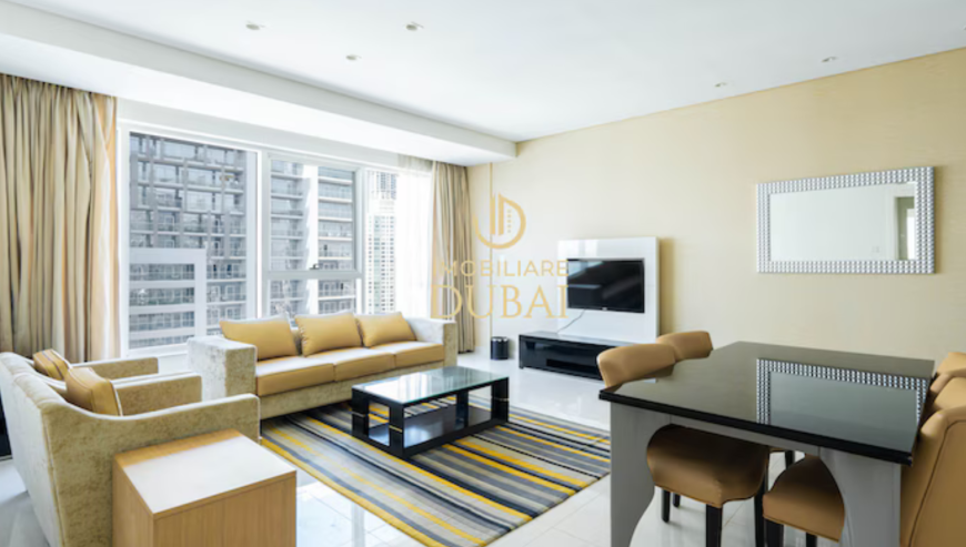 2BR+Maid Fully Furnished | Vacant | Spacious Layout | Burj Khalifa View