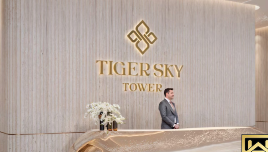 The Tallest Residential Tower- Tiger Sky Tower Business bay