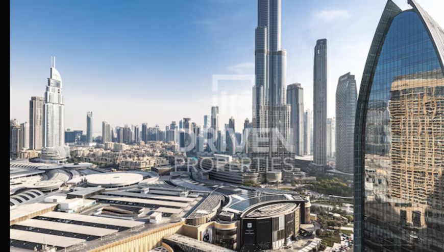 High Floor with Standing Shower and Burj Facing