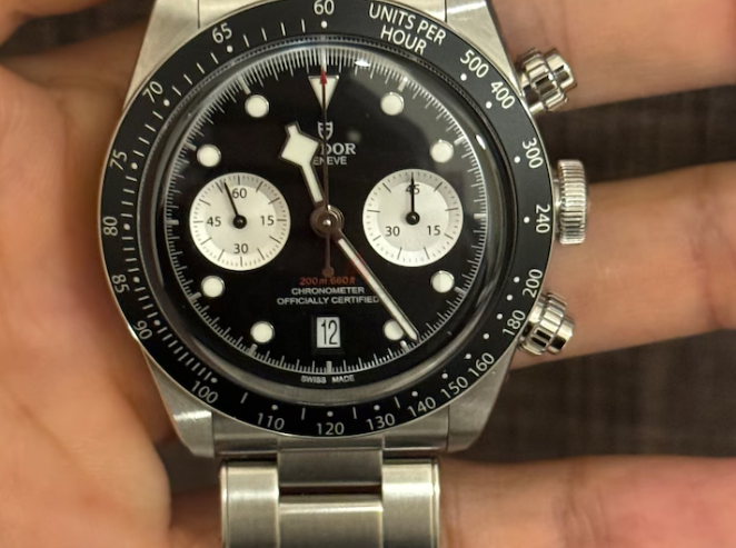 Tudor – Heritage Black Bay Chronograph “Reverse Panda” – Full Set New Unsued