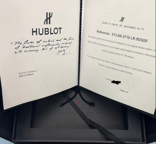 HUBLOT CLASSIC FUSION LIMITED EDITION