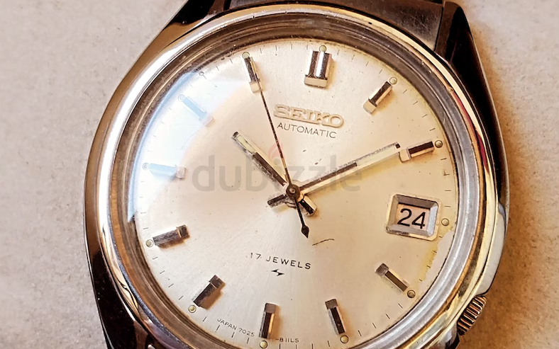 Ultra Rare Seiko Automatic 7025 caliber 17-jewels JDM model Japan made Mens Watch (USED)