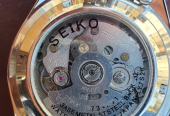 Vintage Seiko5 Automatic 7S26 caliber 21-jewels Grey Dial Two tone Japan made Mens Watch (USED)