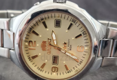 Double Calendar Orient Automatic 21-jewels japan made Mens Watch Used