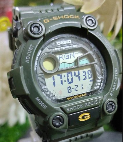 Casio G-Shock G-7900-3 Green Resin Band Men Sports Watch (USED)