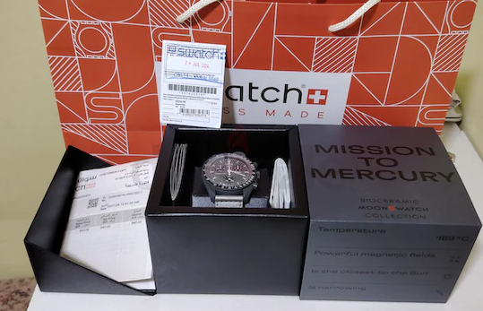 Omega Swatch Mission to Mercury.