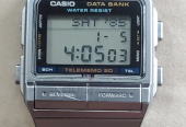 Vintage 1980s Casio Data Bank Digital DB – 520 made in Korea watch (USED) 1 piece