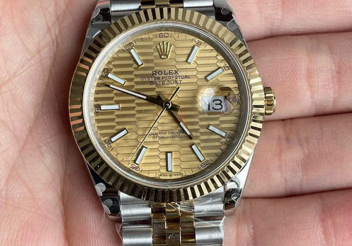 Rolex DateJust Gold Motif 41