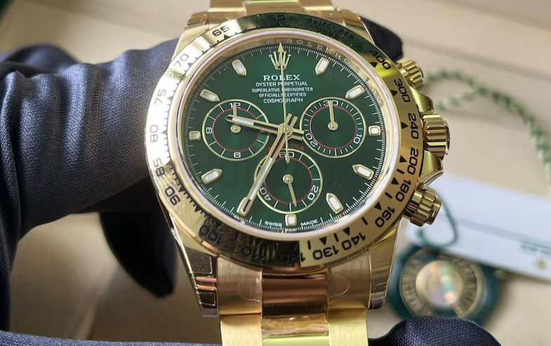 Rolex Daytona Gold and Green