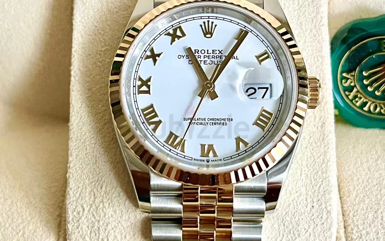 Rolex DateJust Two Tone 36mm Roman