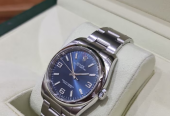 ROLEX S/S OYSTER PERPETUAL (OP) BLUE DIAL BOX ONLY