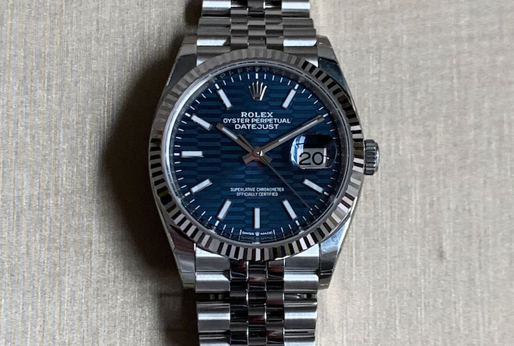 Rolex DayDate Motif Blue 41