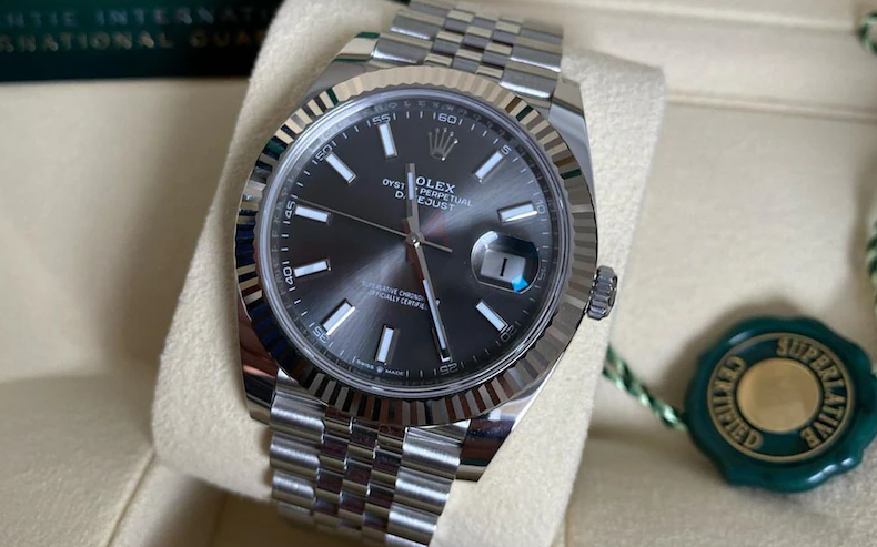 Rolex DateJust Rhodium 1:1