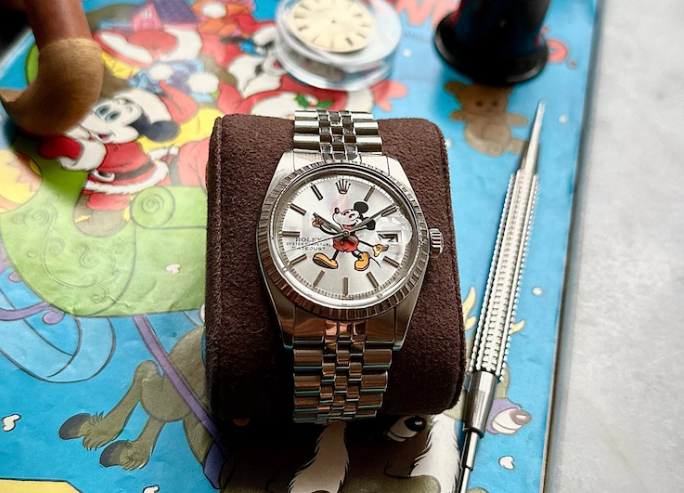 Rolex datejust 36mm REF. 1603 Mickey Mouse dial