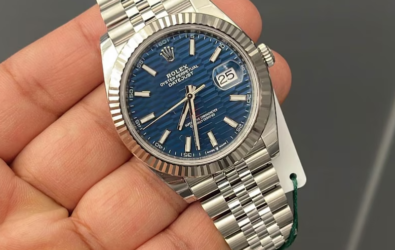 Rolex DateJust Motif Blue