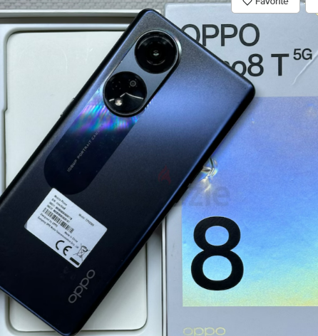 OPPO RENO 8T 256GB STORAGE BLACK COLOR