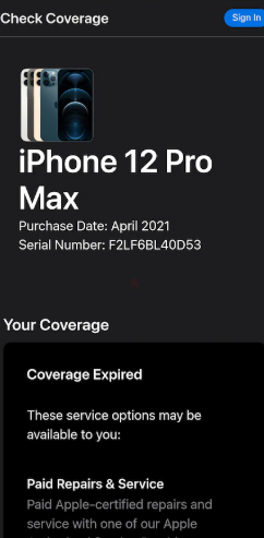 Iphone 12 pro max 256 GB