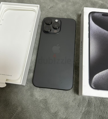 iPhone 15 Pro Max 256GB Black Titanium