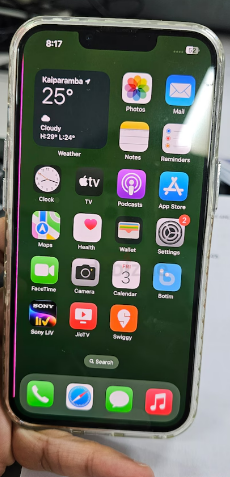 Iphone 13 Pro with line in display