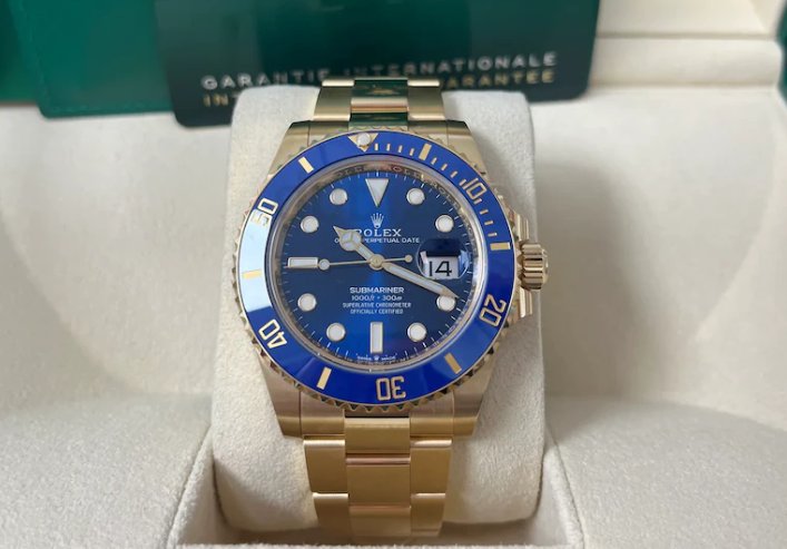 Rolex Submariner Gold Blue 1:1 Clone