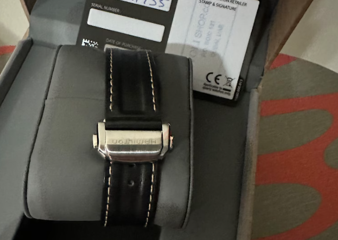 Hamilton Watch Quartz Leather Strap