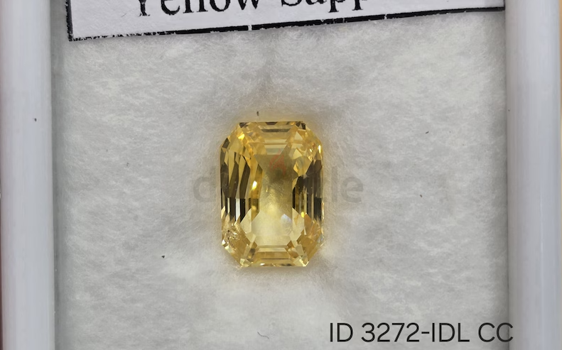 Yellow Sapphire 5.14 CT for sale in Dubai