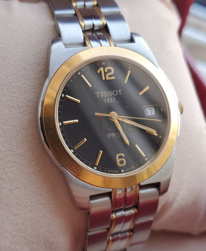 Vintage Tissot PR 50 Switzerland made Quartz watch Sapphire crystal for Mens(USED)