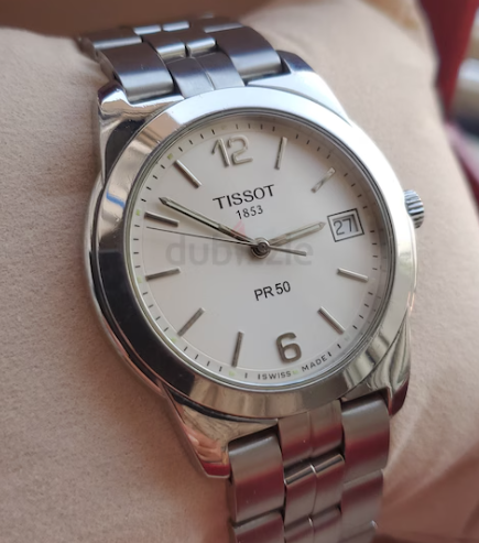 Vintage Tissot PR 50 Switzerland made Quartz watch Sapphire crystal for Mens(USED).