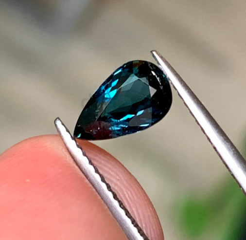 Dark blue sapphire