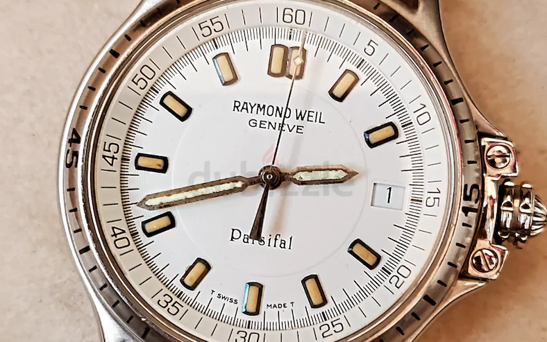 RAYMOND WEIL Prasifal 38MM S-Steel White Dial Men’s Watch 9091(USED)