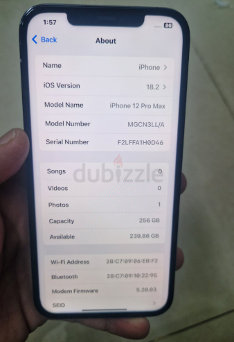 Iphone 12promax 256GB