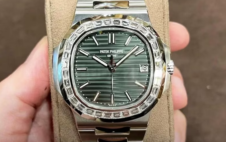 Patek Philippe 5711 Olive Green Baguette Dial