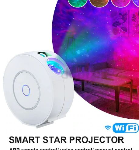 Smart LED Star Projector Lamp,