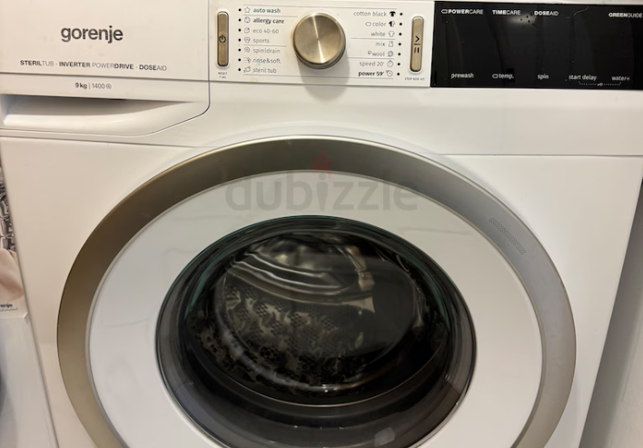 Gorenje 9 Kg Washing Machine and Dryer (2 separate)