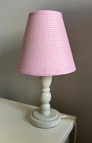 Pottery Barn Kids Nursery toddler pink lamp