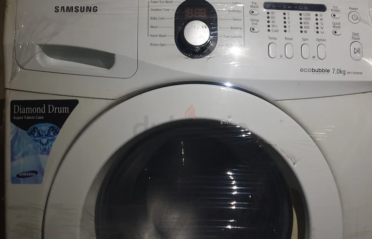 Samsung eco bubble washing machine 7kg