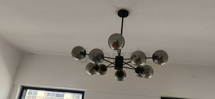 Chandelier Black color