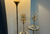 Home centre Lamp and accent table set (including candle holder)