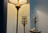 Home centre Lamp and accent table set (including candle holder)