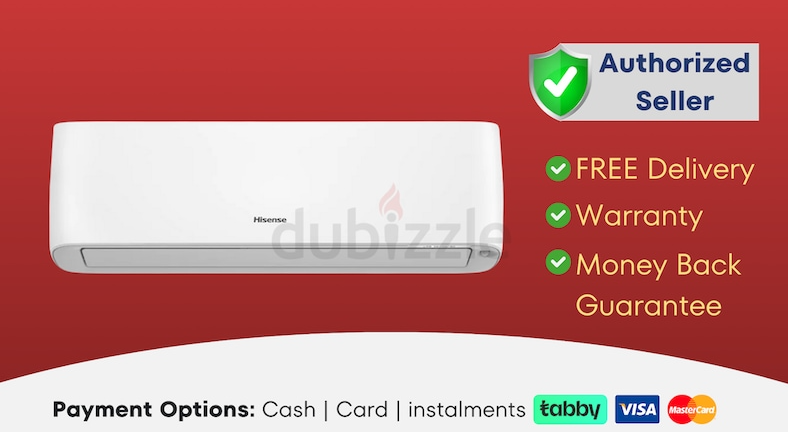 Hisense 2 Ton Split Air Conditioner – AC ● Brand New | 1 Year Warranty | FREE Delivery