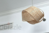 Rattan ceiling light fixtures