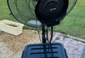 Water tank misting fan