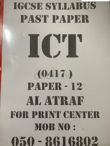 ICT (0417) past paper booklets