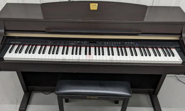 Yamaha Clavinova CLP-330 Refurbished Digital Piano with matching stool